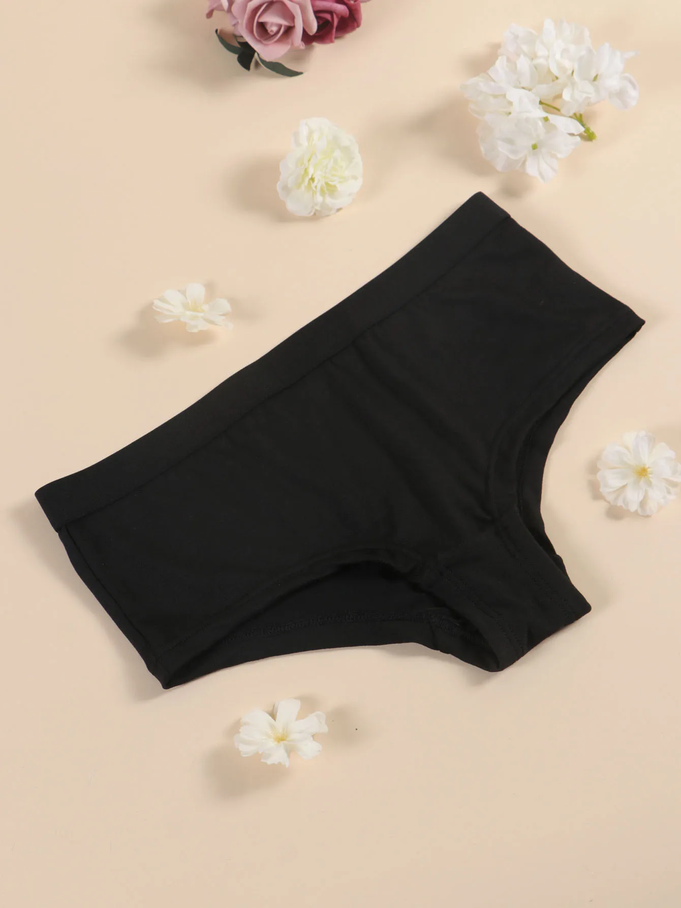 Varsbaby Cheeky Letter Prints Boyshort Large Size Panties Women Playful Underwear with I Love My Husband Prints Boxer Shorts - Image 2