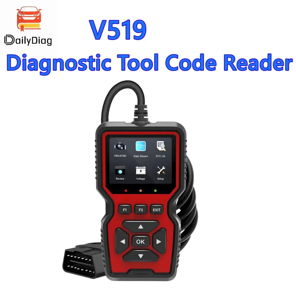 

Детектор неисправностей автомобиля V519 Сканер OBD2 — портативный тестер для проверки и диагностики неисправностей автомобиля, диагностический инструмент, считыватель кодов