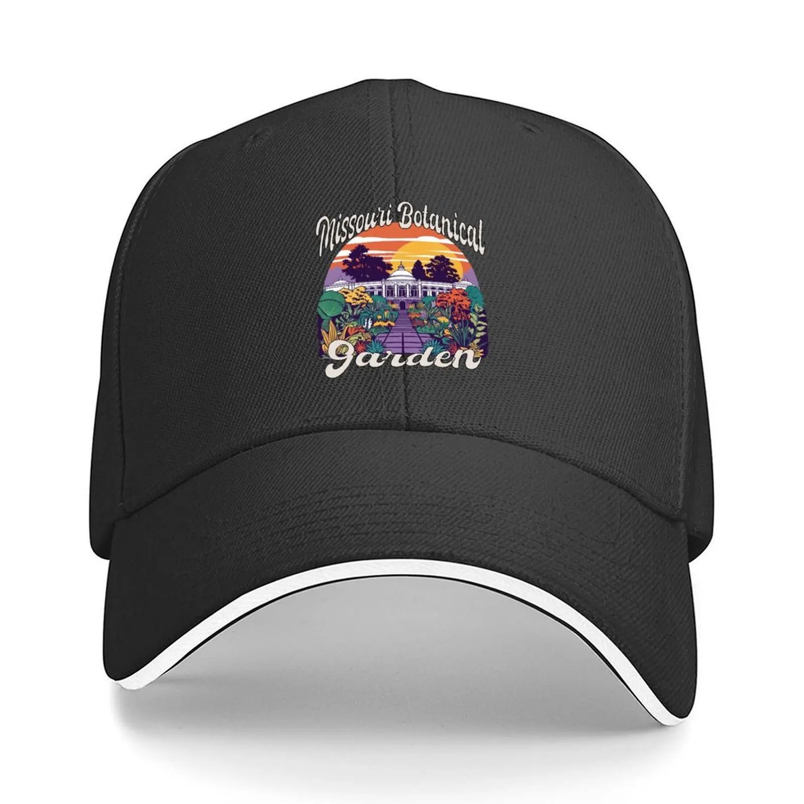 

Missouri Botanical Garden Green Baseball Cap funny hat New Hat Bobble Hat birthday Caps Male Women's