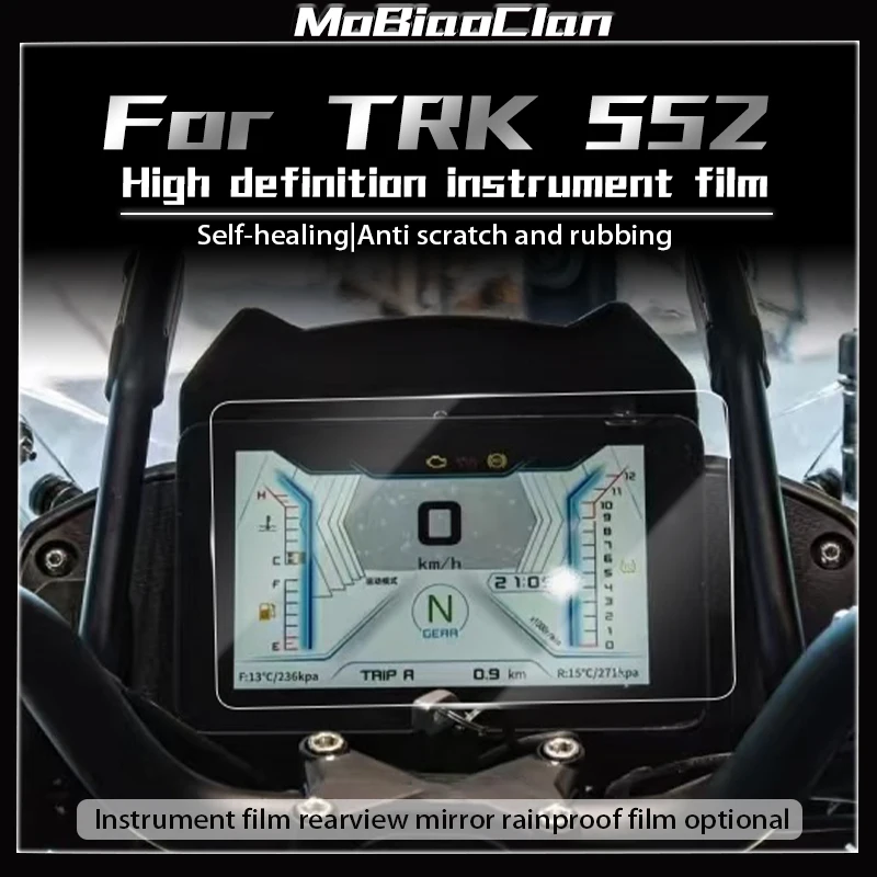 

For Benelli TRK 552 X 552X TRK552X TRK552 2025 Motorcycle Instrument Cluster Scratch Protection Film Dashboard Screen Protector