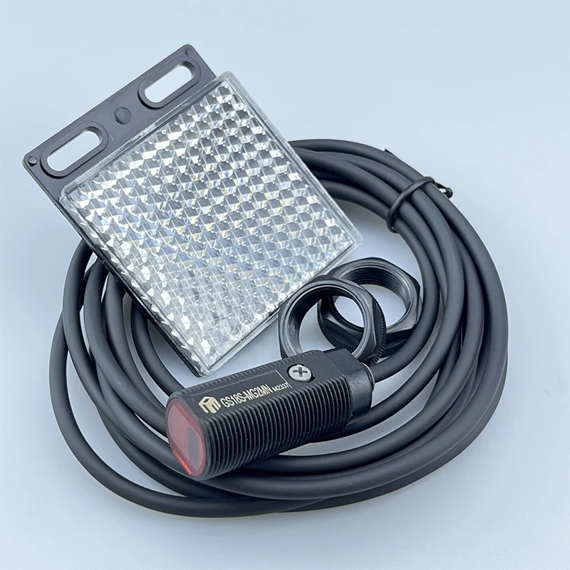 PARMA GS18-MG2MN M18 Retro-reflective Photoelectric Sensor, Background Suppression Optical Diffuse Photo Sensor