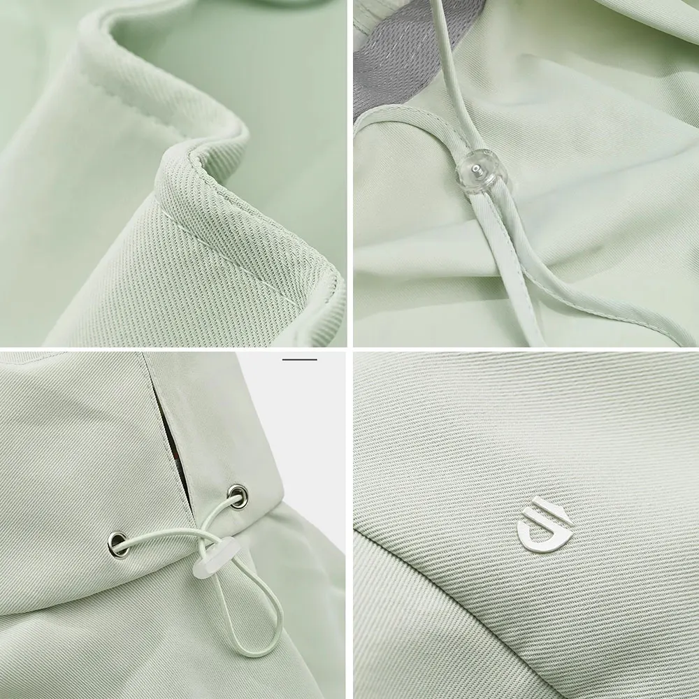 Summer Women Cap Outdoor Uv Anti Neck Protection Sun Visors Hat Fishing Hiking Big Brim Shawl Sunscreen Ponytail Cap Solid Color