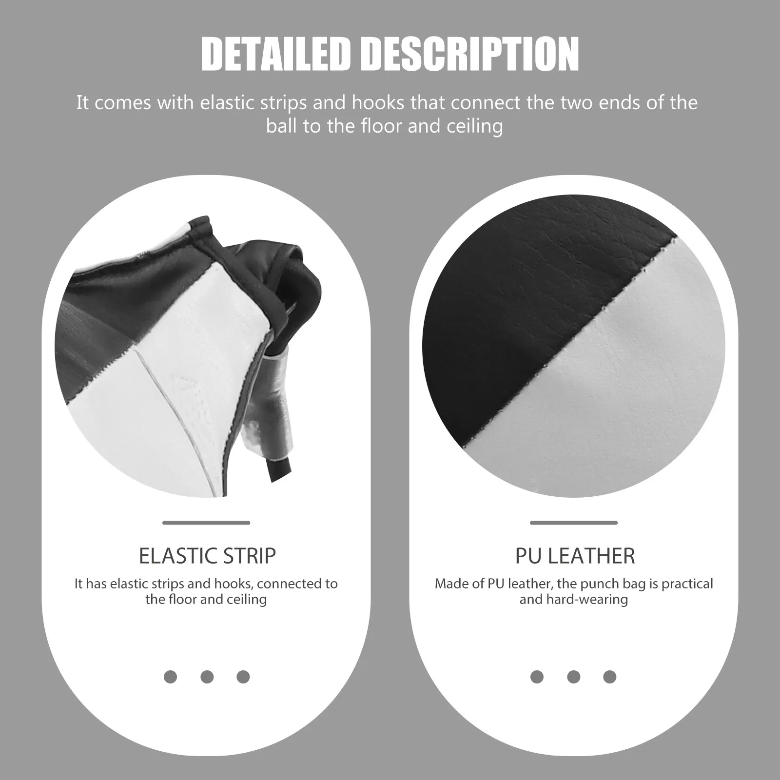 PU Boxing Ball Double End Floor Ceiling Rope Punch Bag Mma Sports Workout Ball Boxing Training Equipment