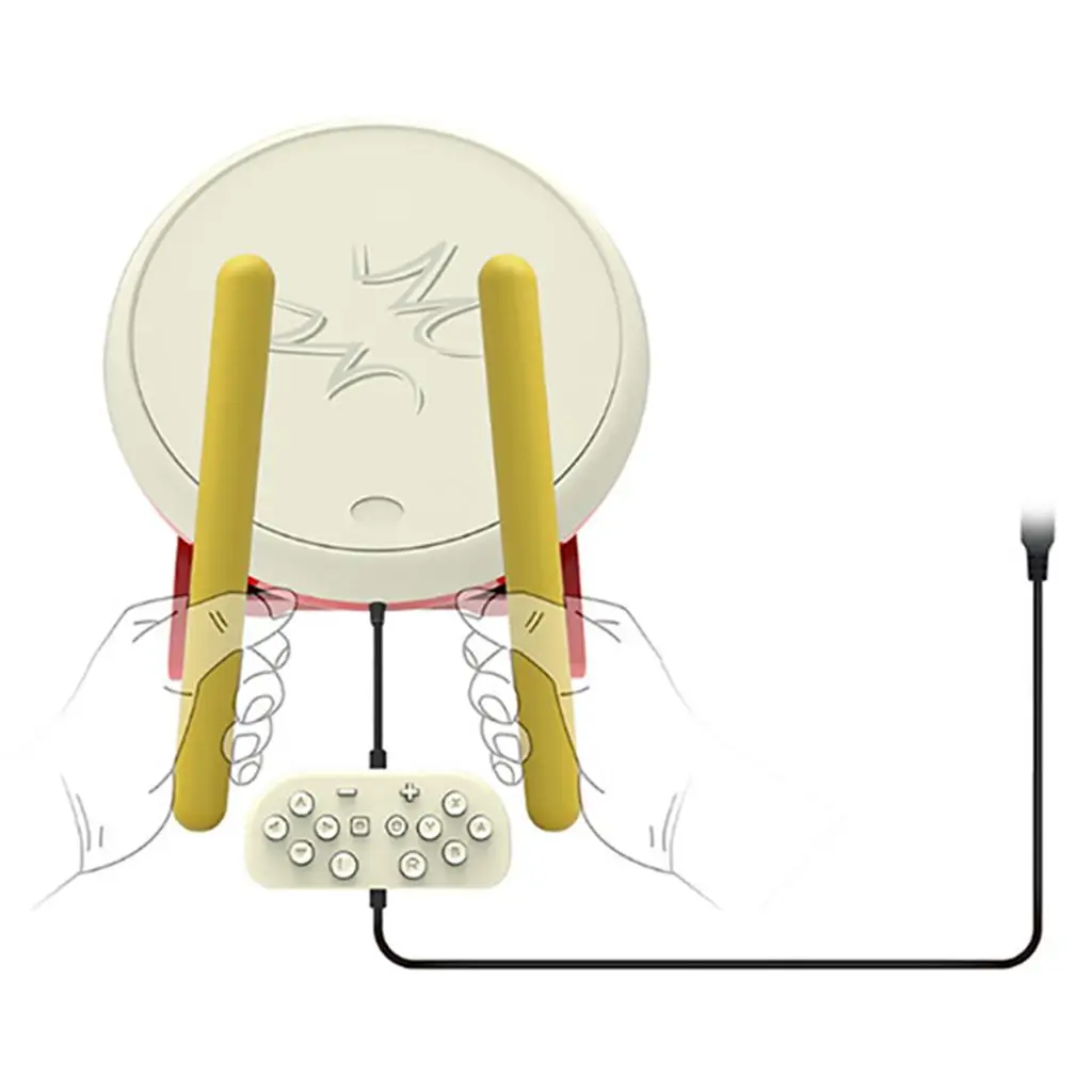 

Traditional Taiko Drum Set for Switch Accessories Game