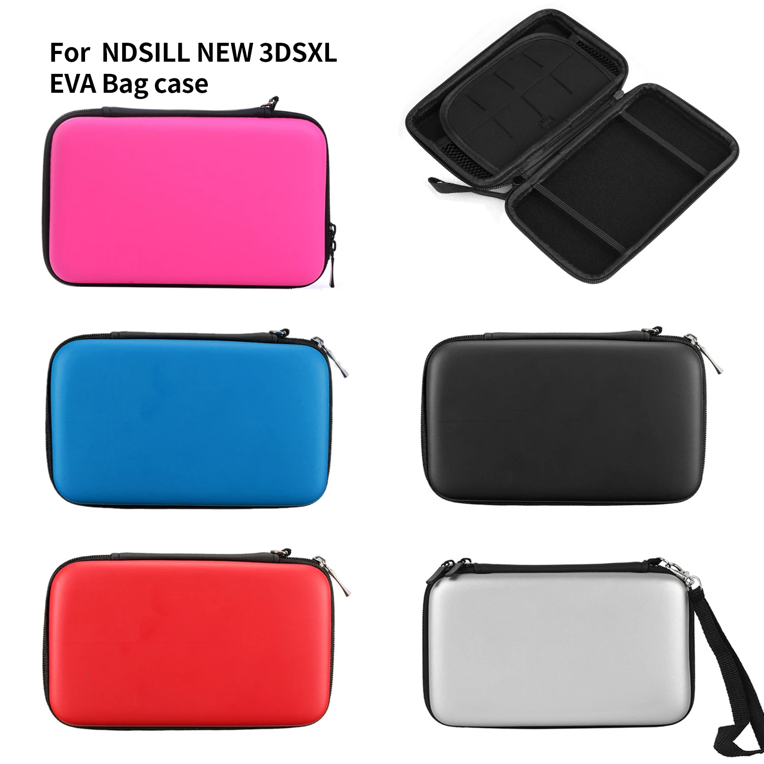 

New for New3DS XL Carrying Case Storage Bag 5 Color for New 3DS 3DSXL 3DSLL DSI NDSI XL LL Handheld Console, Anti-Shoc