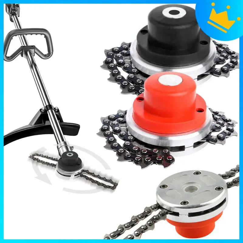 Lawn Mower Chain Grass Petrol Trimmer Head Coil Chain Brush Cutter Head Garden Grass Weeding Machine Chains Blade