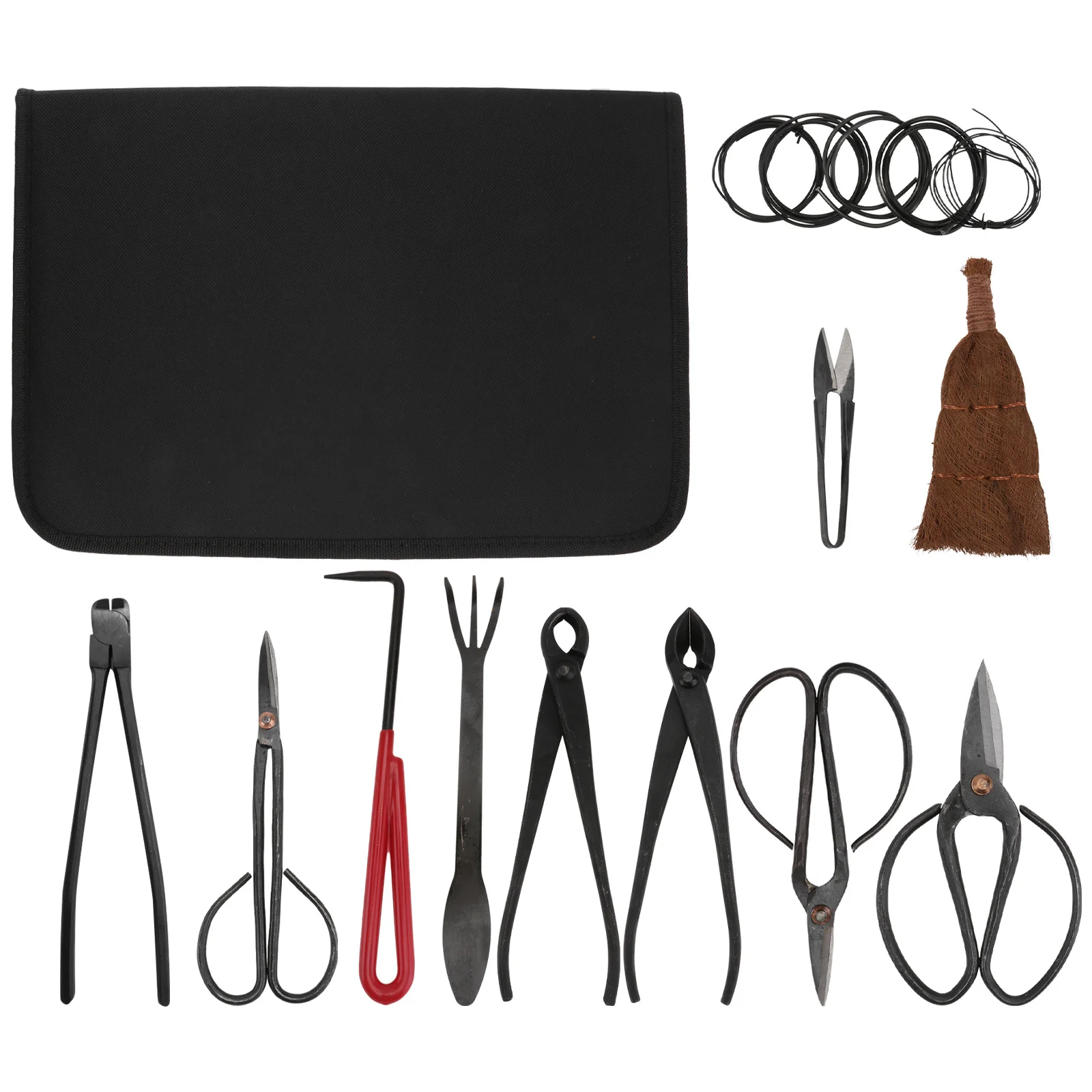 

1Set Professional Pruning Shears Set Sturdy Gardening Scissors with Storage Bag for Plant Trimming Garden Scissors