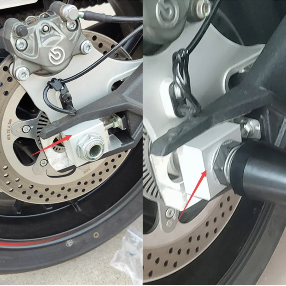 Motorcycle For Benelli 752S BJ750 GS 502C BJ500-6C 502 C BJ 500 6C Refit Remove Fender Block Adjustment Right Rear Axle Balance