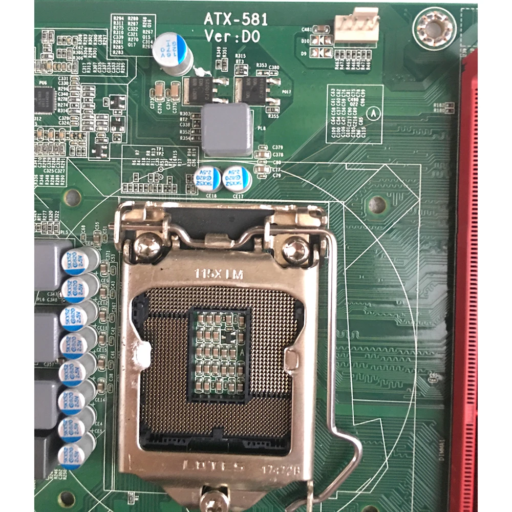 For Research and Control Motherboard 1155 Pin Industrial MICRO ATX Motherboard and i3/i5/i7 ATX-581