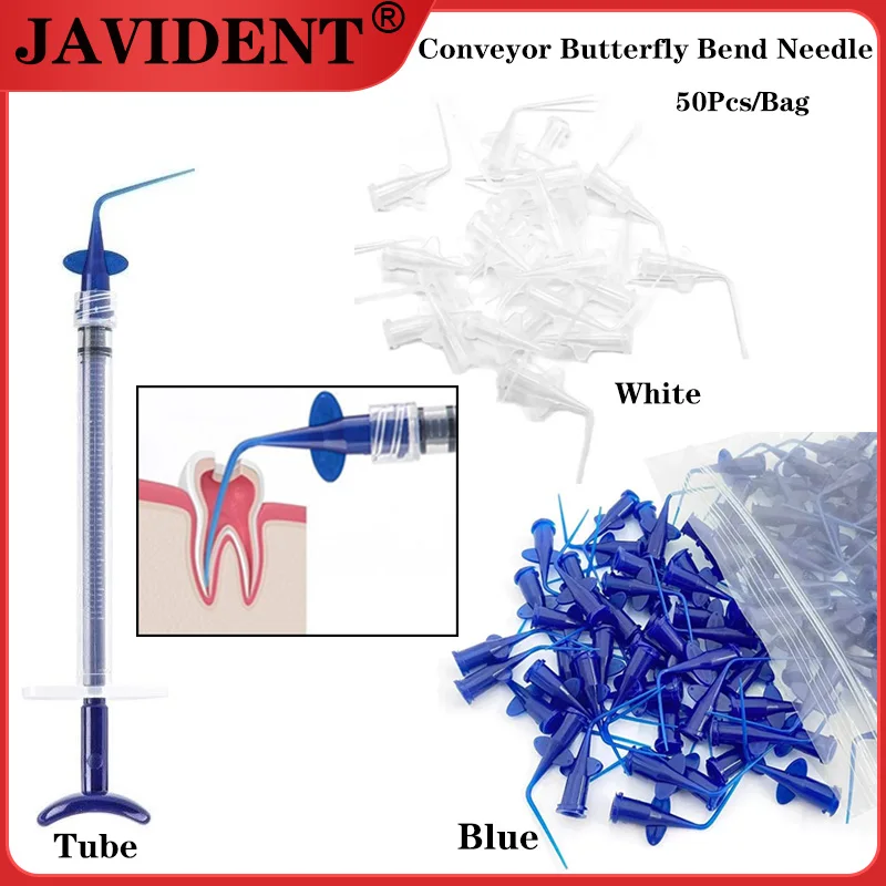 

Dental Root Canal Irrigation Butterfly Needle Single-Use Delivery Treatment Needle Root Canal Filling Instrument