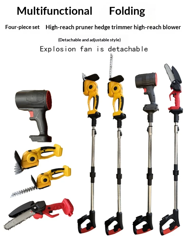 Podadora Telescópica De Eléctrica Motosierra Electrica Batería Yofidra Mini Motosierra De Batería Telescopic Pruners Electric