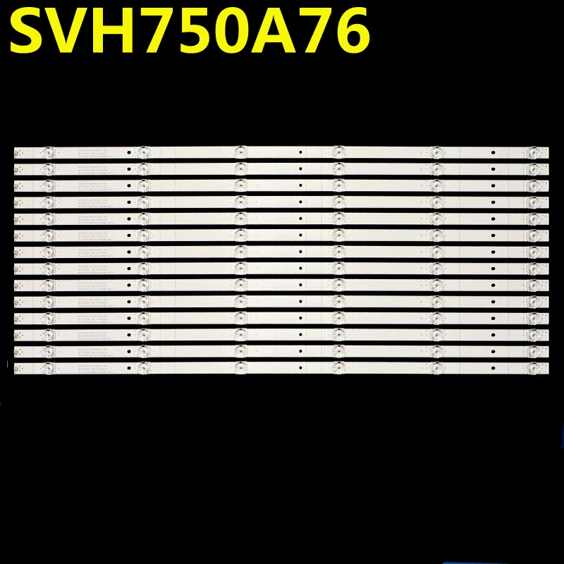 14PCS LED Backlight For SVH750A76 CRH-BX75S3U813030T14069B8 HZ75A55E 75E3D 75A59E 75H6510G 75H6570G HD750S3U81-TAB1 HD750V6U81