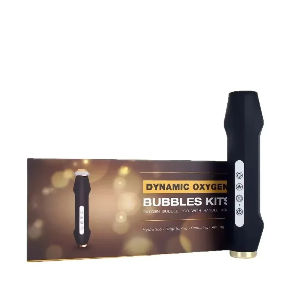 ポータブルCO2酸素バブルペン美顔器 高周波振動スキンケア美容クレンジングデバイス ギフトボックスセット