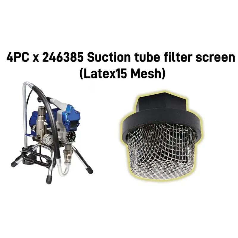 ABKS-Airless Paint Sprayer Filters Set,246385 Hose Inlet Strainer Filter,246384 Pump Manifold Filter, 287032 Filter (4+7+7Pk)