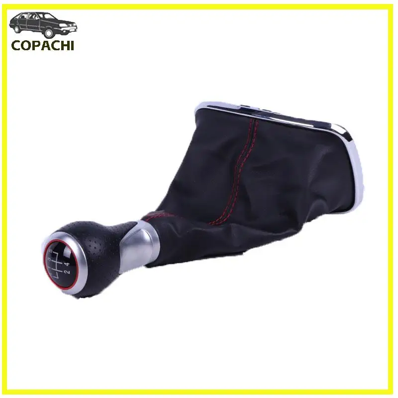 

1 шт. красная 5-скоростная ручка переключения передач 12 мм с ботиком 1J0711113 для VW Bora MK4 Golf 4 Jetta 4 1998-06, запасные части для салона автомобиля