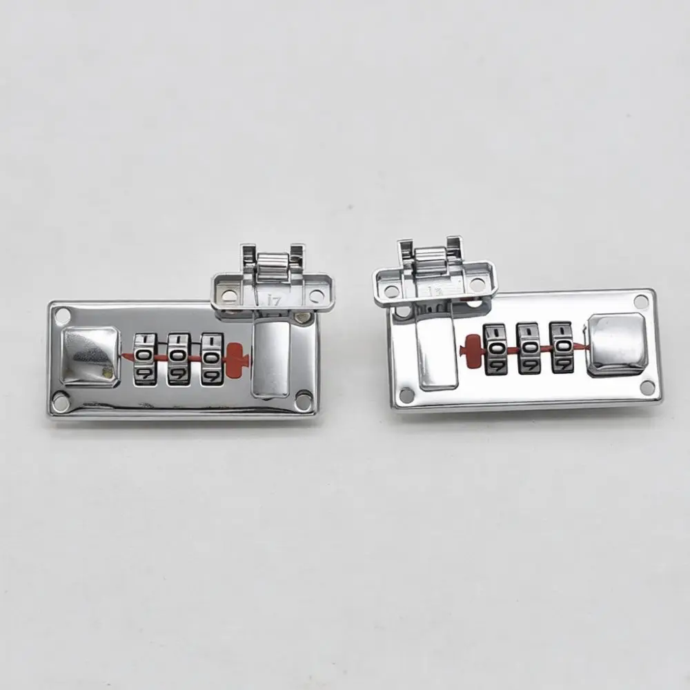 High Security Combination Latch For JiHang Tool Box Hardware Metal Anti Theft Password Lock Key Access Storage Component