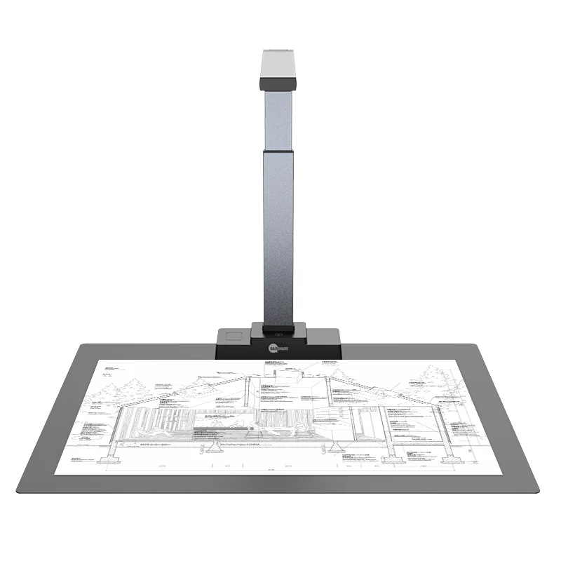 10MP A3 Professional OCR Document Scanner High Precision Continuous Mode 1 Second Fast Speed USB Interface Scanner