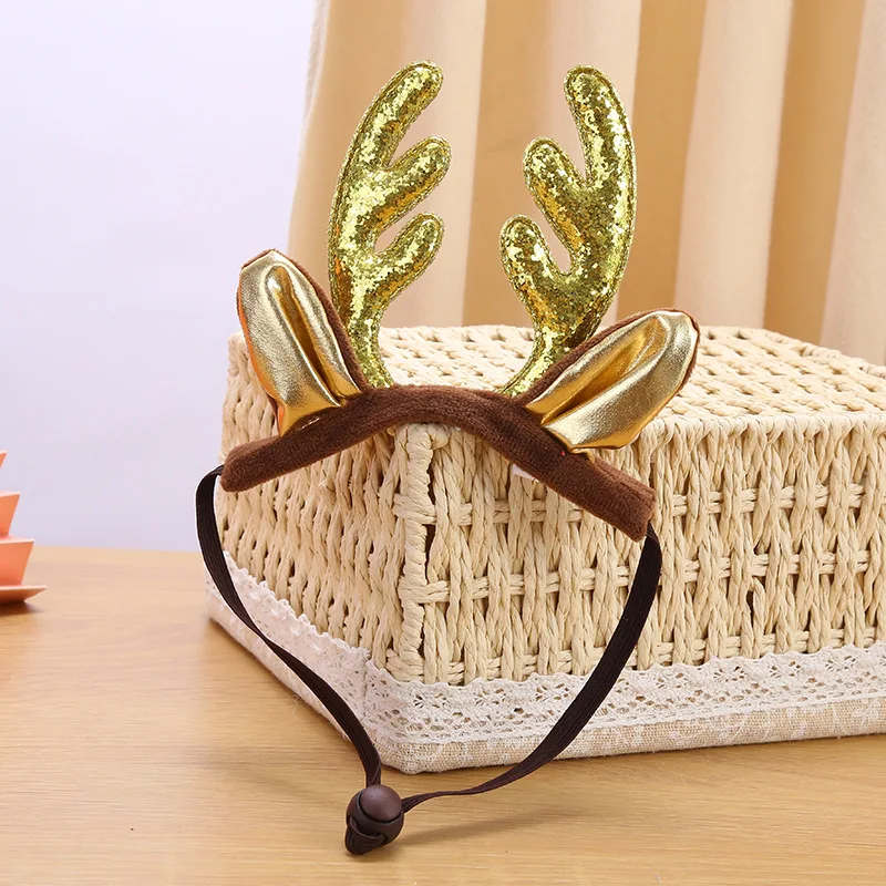 크리스마스 섹시하고 귀여운 머리띠 축제 파티 분위기 장식 카드 발급 크리 에이 티브 사슴 뿔 크리스마스 트리 머리띠