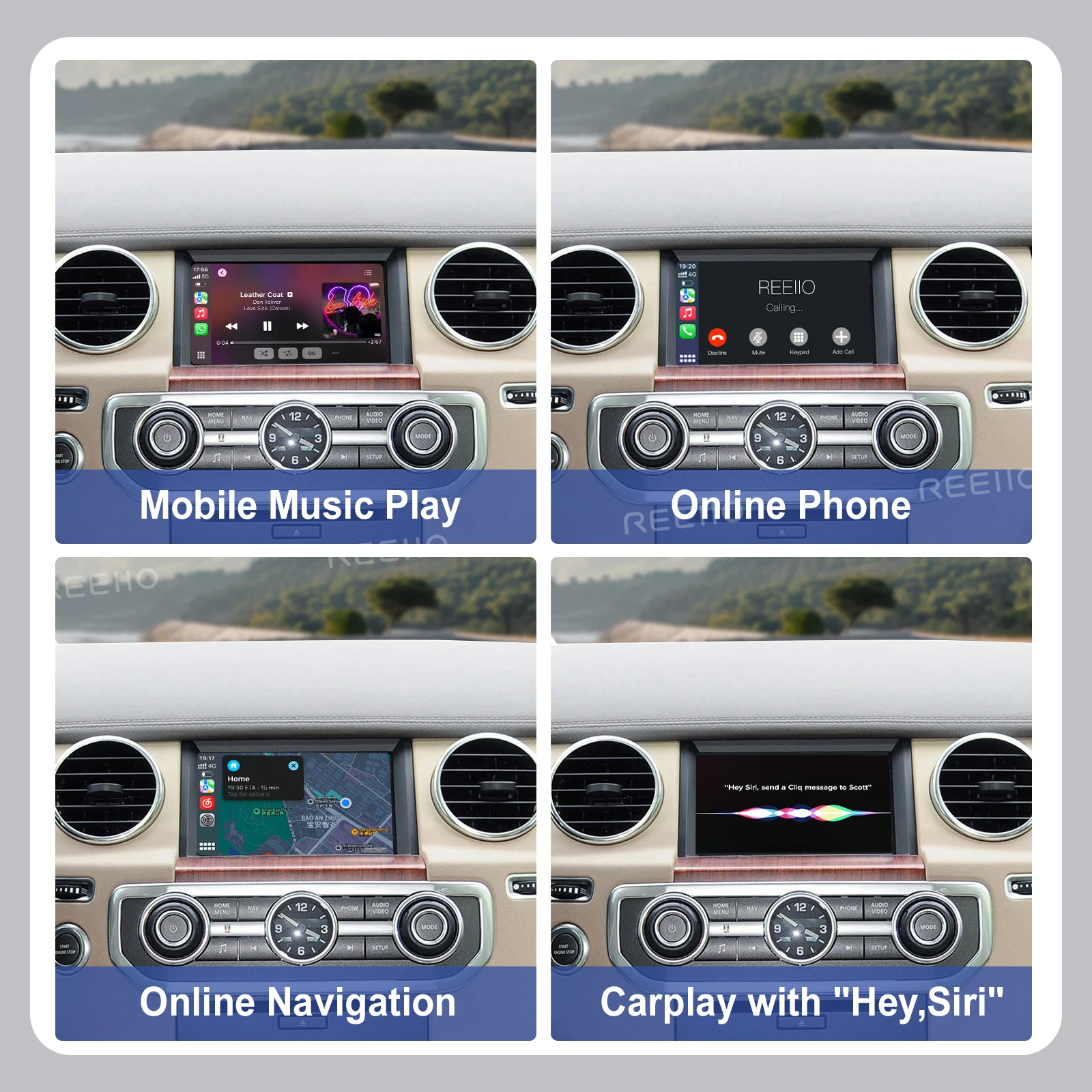 2025 New Wireless Carplay For Land Rover Jaguar Bosch Discovery 4 Aurora Freelander 2 XE XF XJ Airplay  Android Auto - view 6