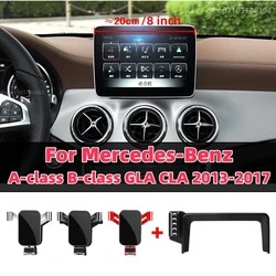 For Mercedes-Benz W176 W242 W246 A-class B-class C117 X156 GLA 2013-2017 Car Phone Holder 8 inch Screen Phone Holder Accessories