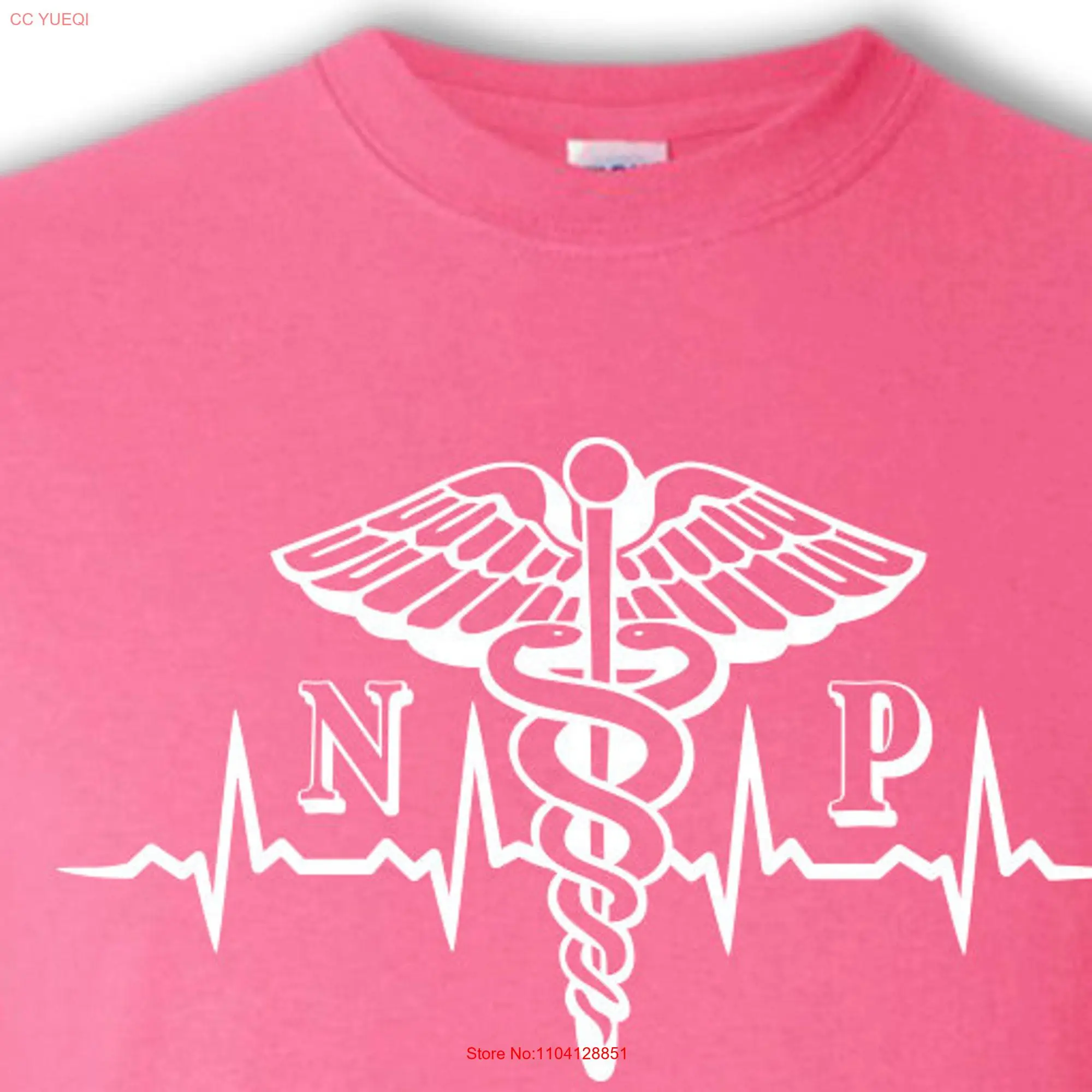 NP Nurse Practitioner T shirt fit 100 Cotton TS020np long or short sleeves