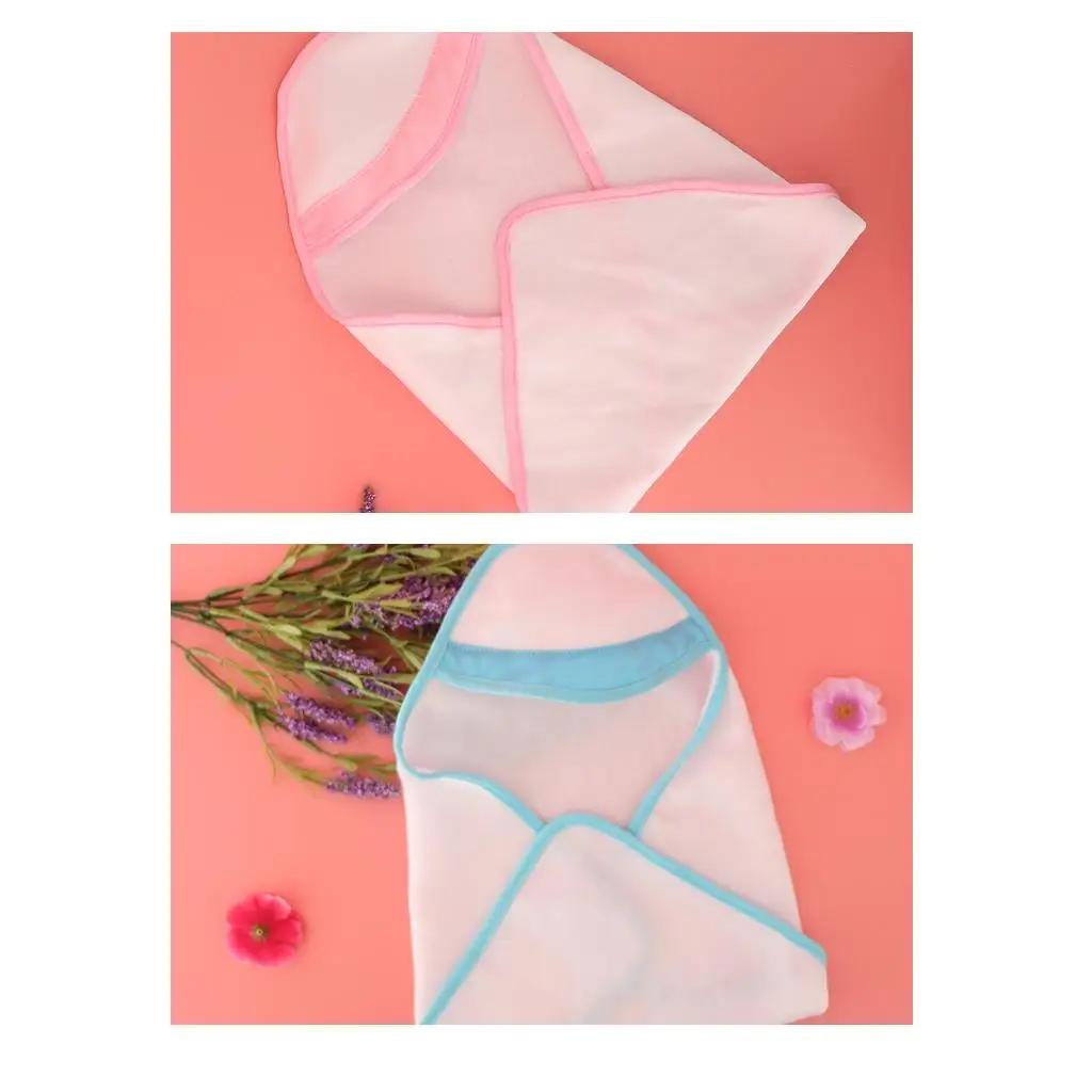 محاكاة 5.72 سم منشفة حمام لحديثي الولادة بطانية قماط للأطفال للنوم واللون الأزرق