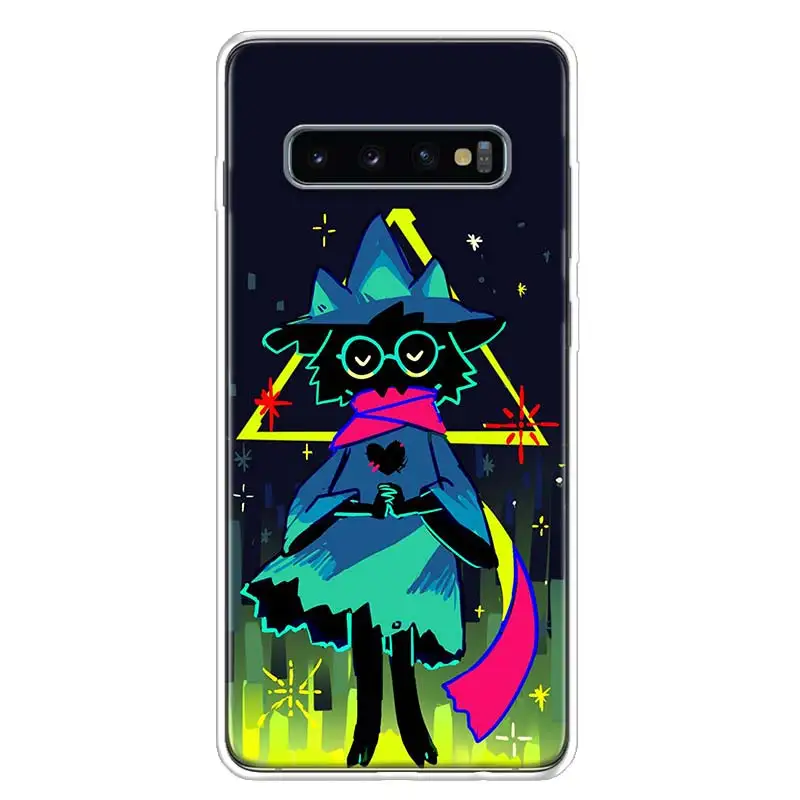 Deltarune Ralsei by Lileaves Black Phone Case For Samsung Galaxy S24 S22 Ultra S21 Plus Capa S20 S23 FE S10 S9 S8 Plus Cover She