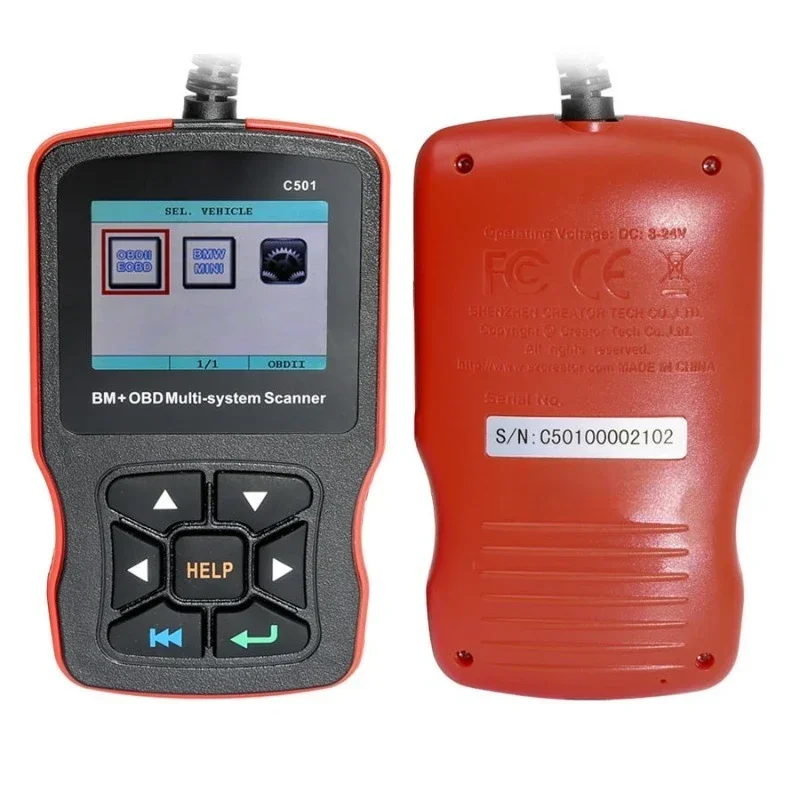 Suitable For BMW C501 OBDII/EOBD Car Diagnostic Instrument Genuine Upgrade Online Tool  Vehicles