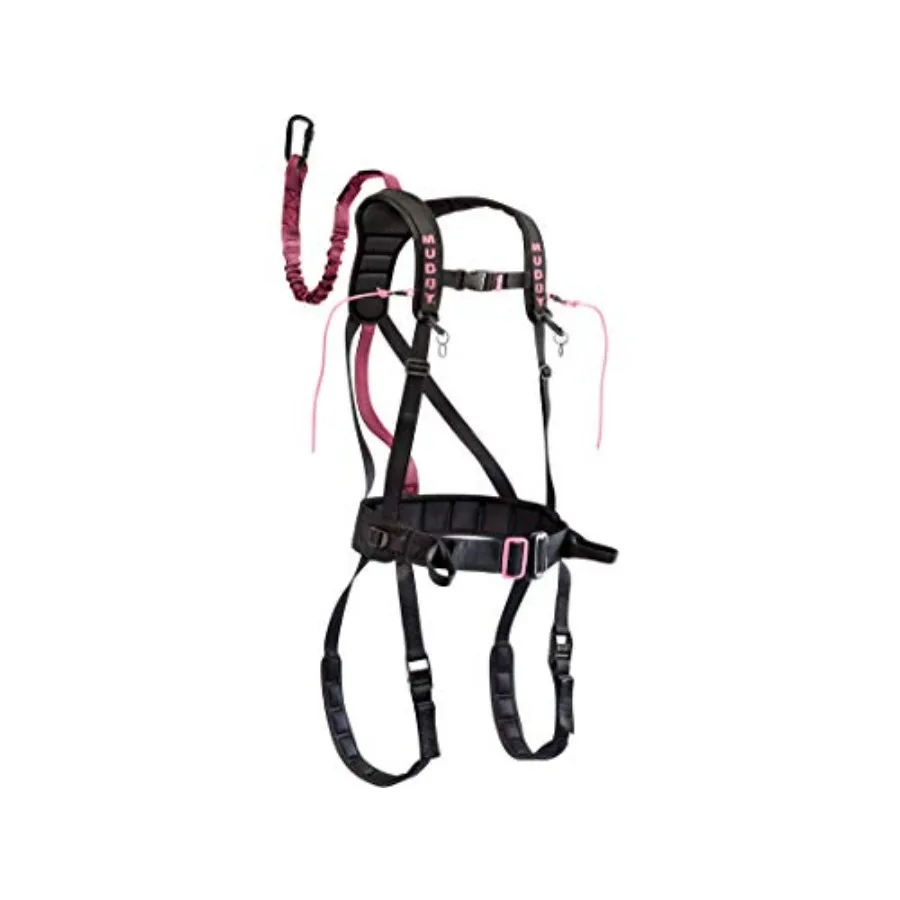 

Women's The Safeguard Treestand Safety Harness Nylon Black and Pink