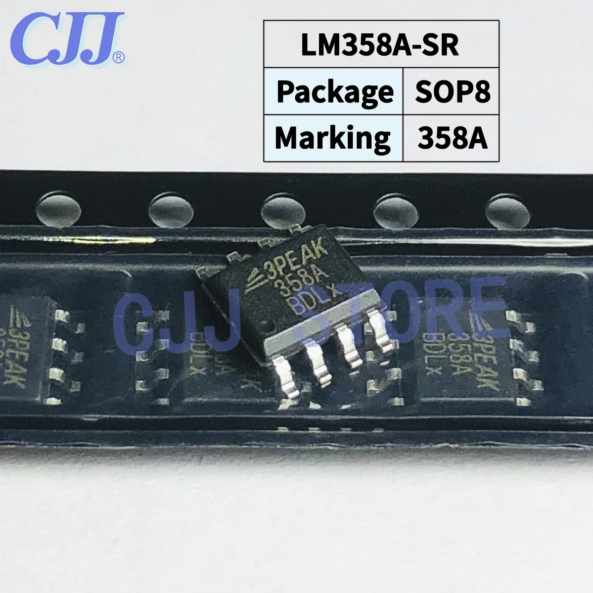 

1~4000PCS/Lot LM358A-SR Marking 358A SMD SOP8 IC Amplifier new and original