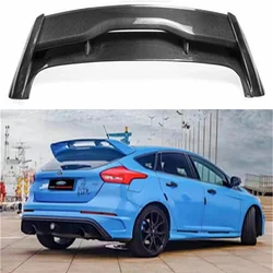 Car Styling For Ford Focus RS Spoiler 2012 2013 2014 2015 2016 2017 2018 Carbon Fiber Rear Trunk Wing Lip Rear Spoiler