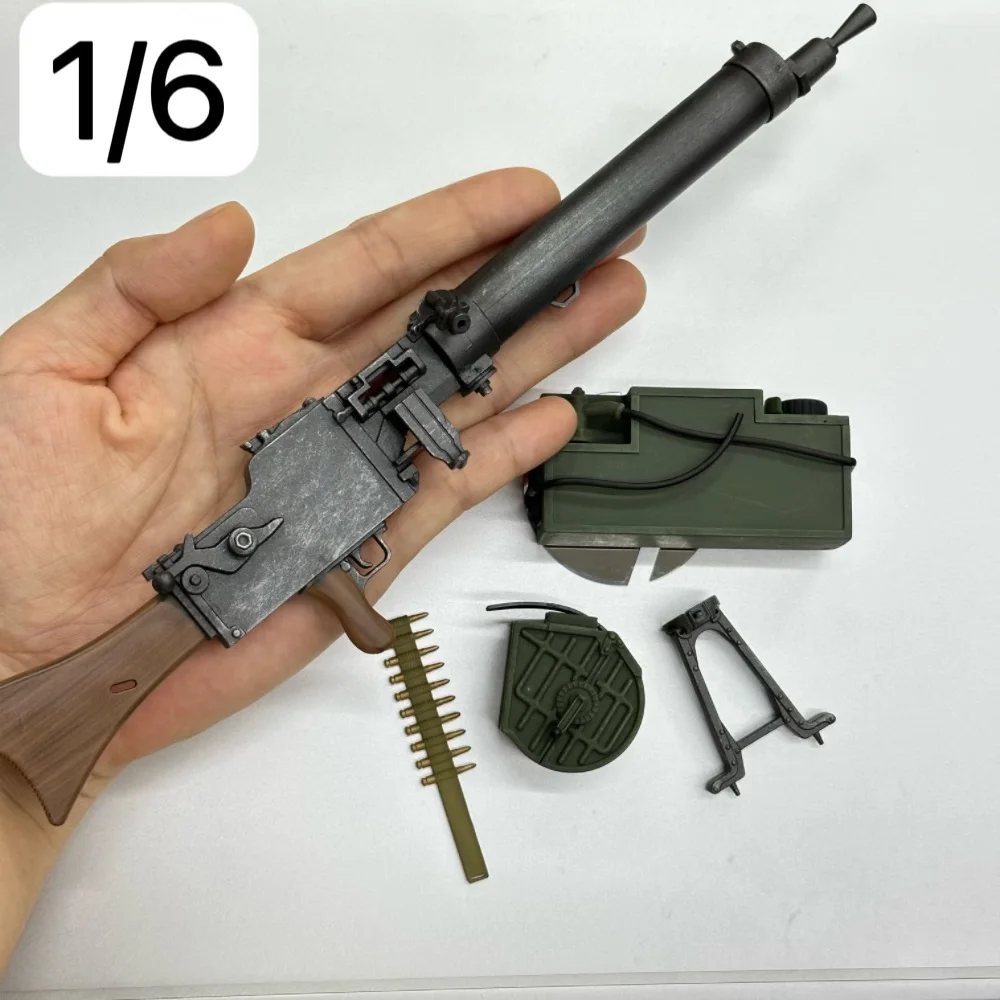 1/6スケール兵士フィギュア MG08/15機関銃モデル 第一次世界大戦ドイツ水冷式プラスチックキット 12インチミリタリーアクションディスプレイ用