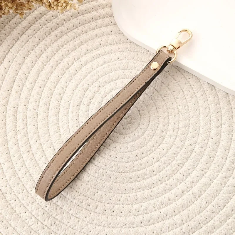 

Laser Custom LOGO Keychain Blank Leather Short Lanyard Accessories Key Chains Personalized Bag Wrist Strap Women's Keyring