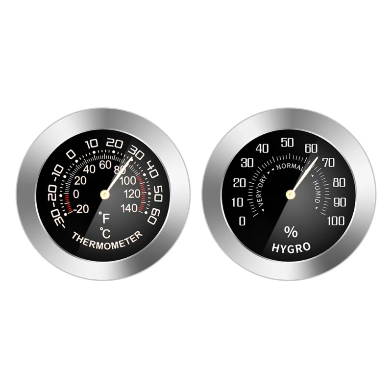 Universal Car Thermometer/Hygrometer Dial Type Analog Mechanical Humidity Meter Dropshipping