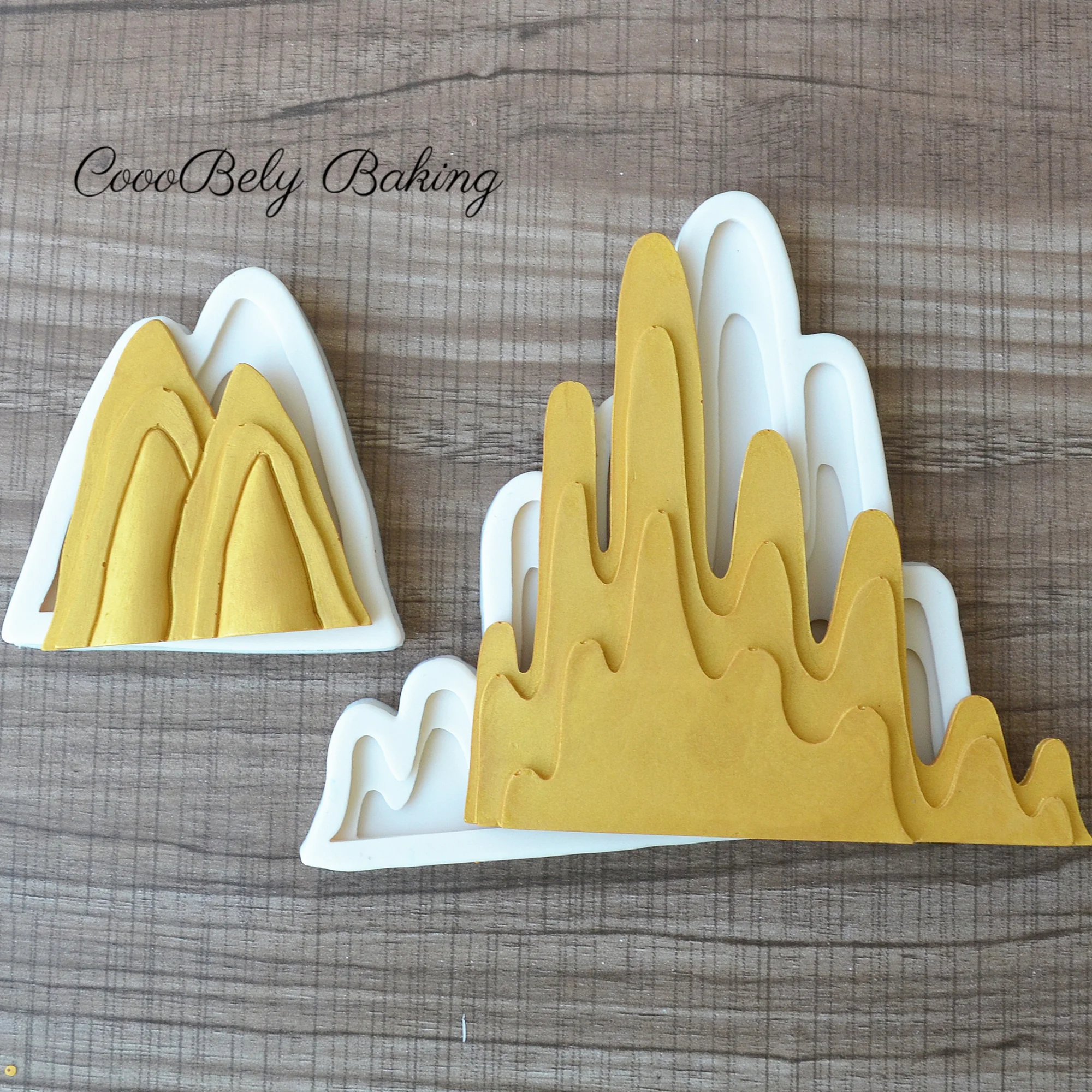 Iceberg Silicone Mold For Baking Fondant Cake Decor Cupcakes Sugarcraft Cookies Candies Cards and Clay Resin Bakeware Tools