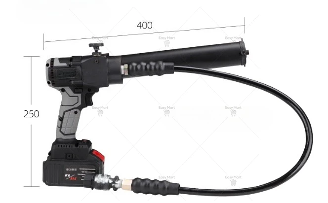 Electric Hydraulic Pump 70MPa Ultra High Pressure Cordless Lithium Battery Handheld Portable Mini Hydraulic Oil Pump