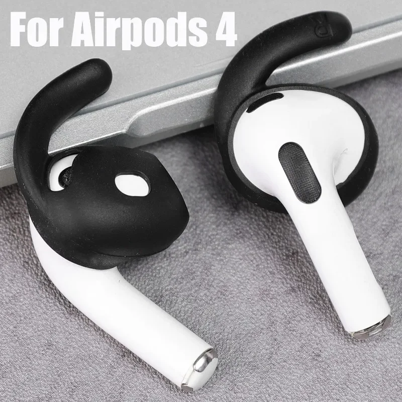 3/1Pairs Silicone Eartips for AirPods 4 Soft Anti Lost Anti-drop Earhook Eartips Headphone Tips for Apple AirPods 4 Soft Earplug