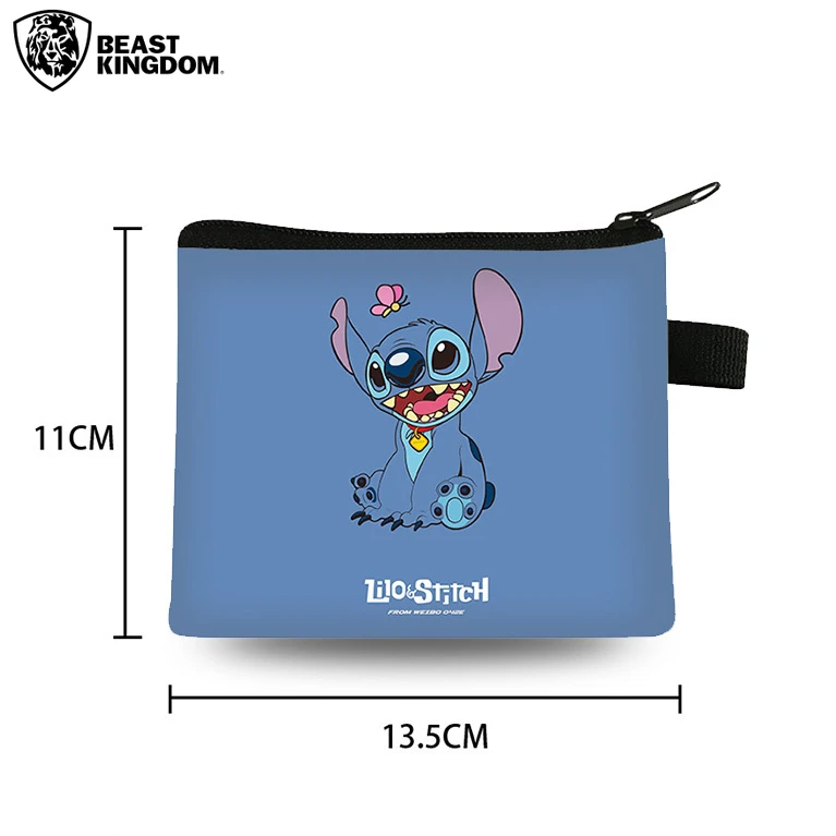 BEAST KINGDOM Stitch portamonete Mini Handbag Cartoon Bags Anime periferiche Cute portamonete regali per bambini portachiavi per adulti