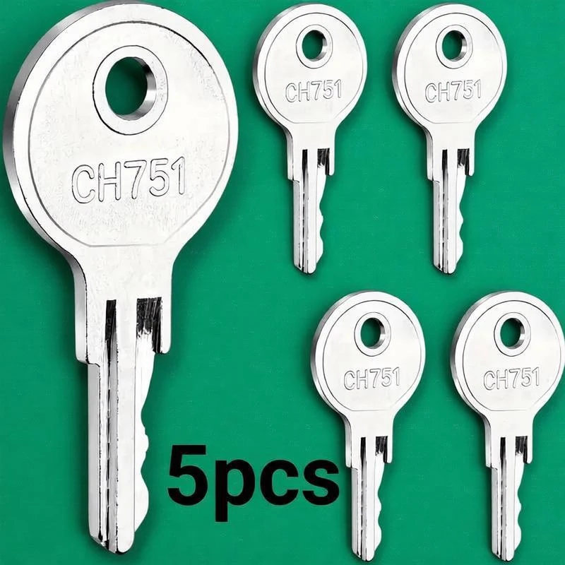 

5 шт. универсальных сменных ключей CH751 для автодомов, ключи CH-751 Hurd, запчасти для автодомов, кемперов, караванов, аксессуары