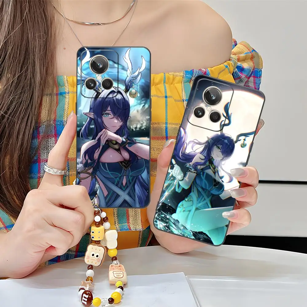 

Game GI Lauma Mobile Matte TPU Mobile Phone Case for Realme 15 14 13 12 11 10 9 Pro Plus T i Lite 5G Colorful Printing Cover