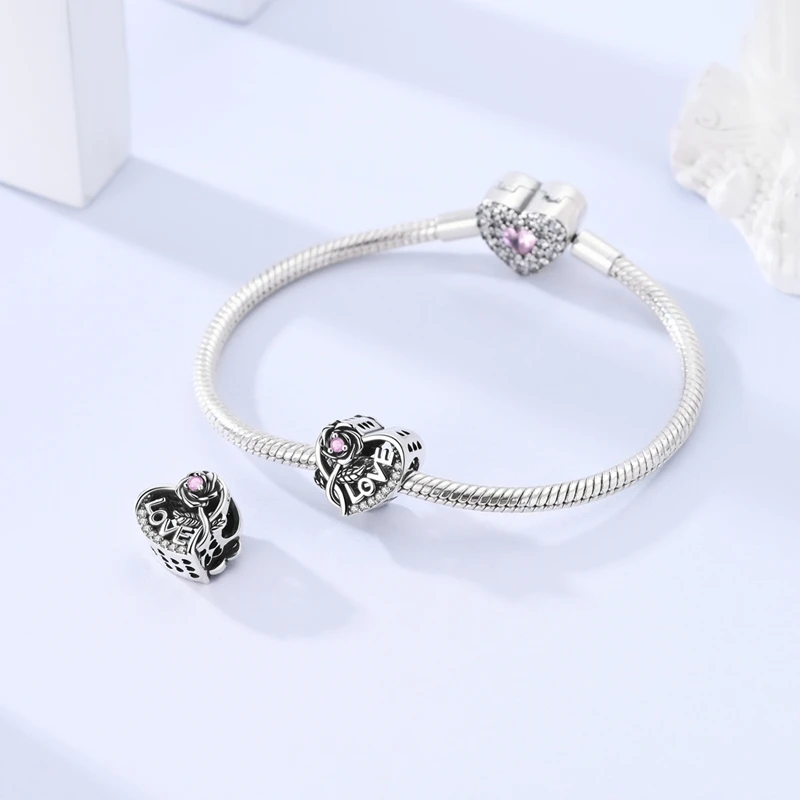 New In 925 Sterling Silver Charms Beads Tree Life Flying Bird Sun Pendants Fit Original Bracelet Women Jewelry DIY Gifts view 3
