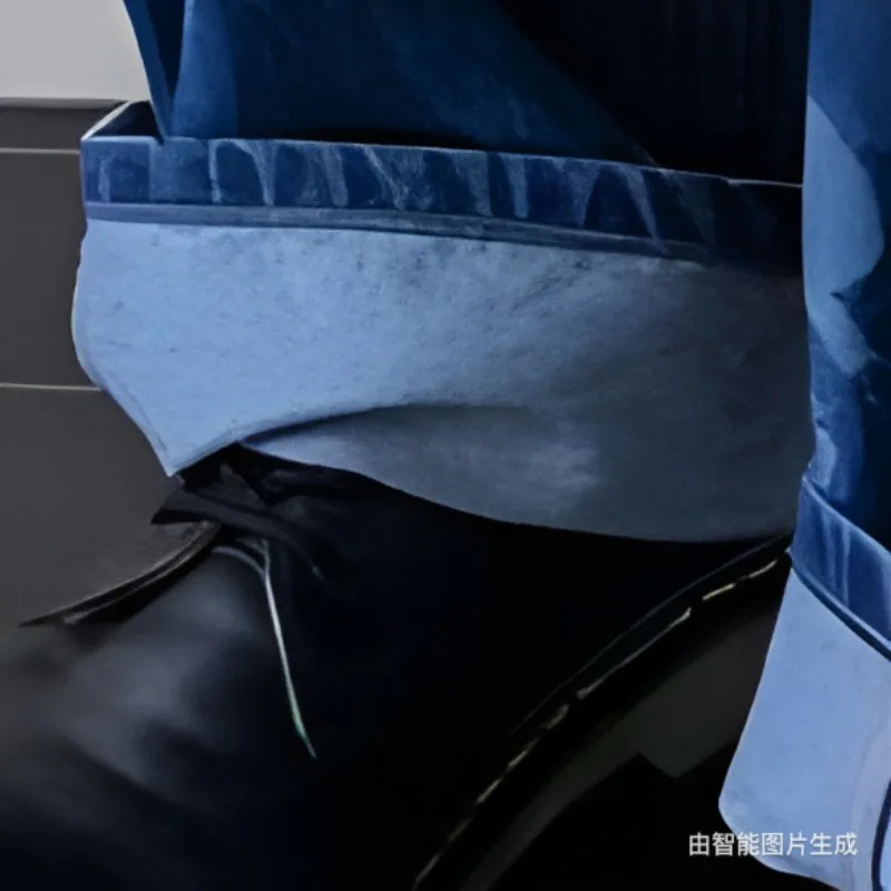 جديد الصناعة الثقيلة الكرتون طباعة كاملة مستقيم الساق الصوف مبطن الجينز فضفاضة تنوعا الحد من العمر الاتجاه للجنسين سراويل جينز #5