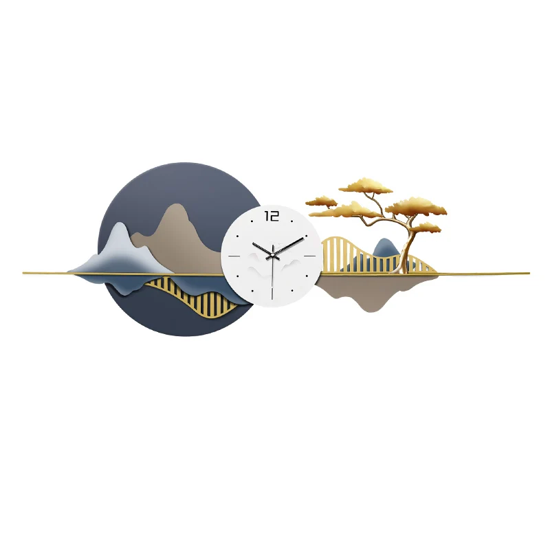 

Creative decoration clocks, fashionable atmosphere, silent living room home light luxury high-end wall simple and modern