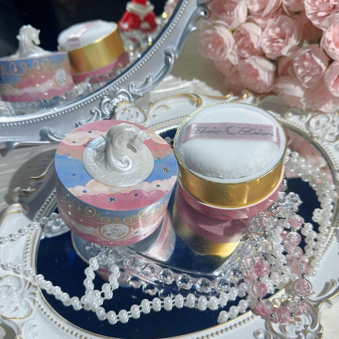 Flower Knows Loose Powder Limited Edition Collectible Unicorn Powder Long-Lasting Setting and Oil-Control