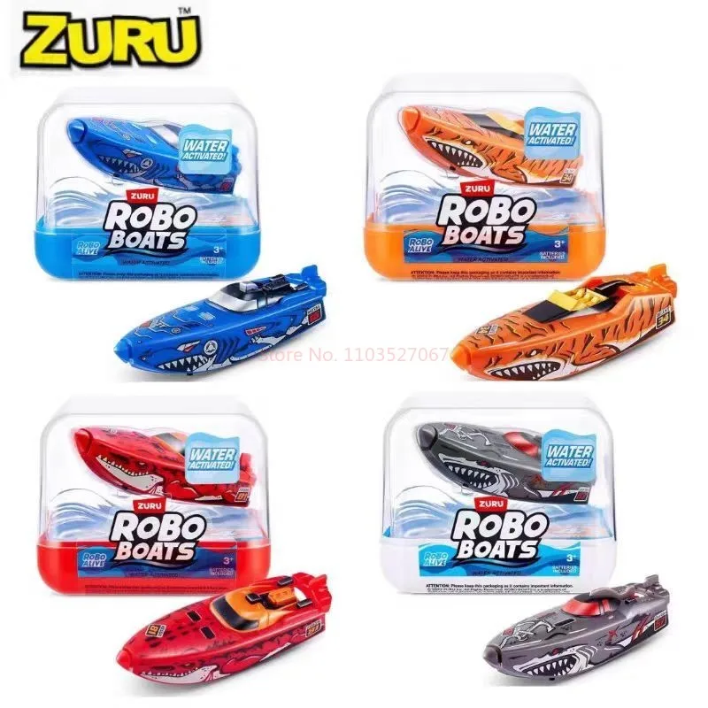 جديد 2025 زورو روبو قوارب الأسماك السلاحف المياه المنشط الحيوانات الأليفة على قيد الحياة السباحة Axolotls الأطفال حفلة الأطفال حمام ألعاب مياه #5