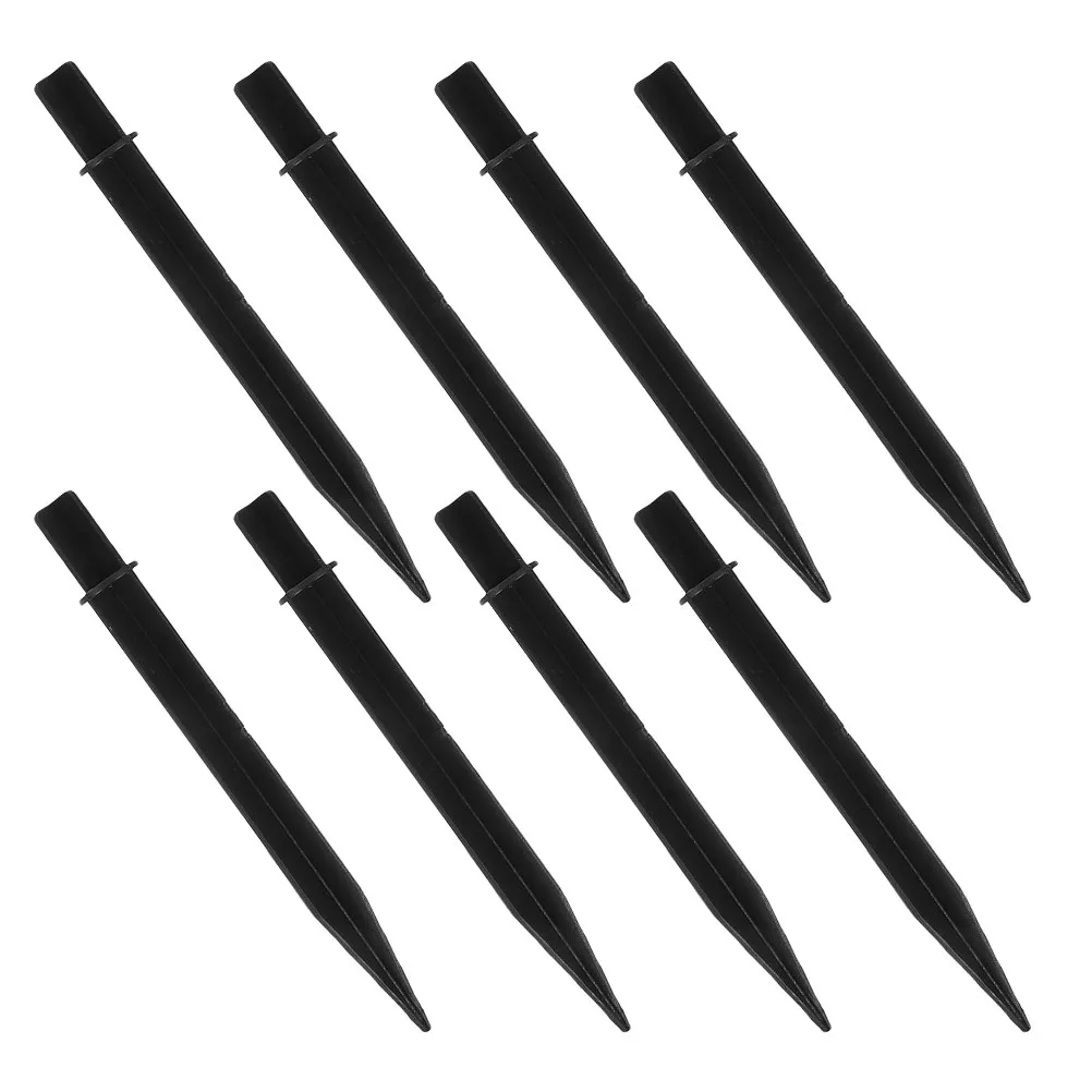 8Pcs Plastic Solar Light Stakes Replacement Ground Stakes for Yard Garden Decorations Pathway Spotlights Floodlights Torch