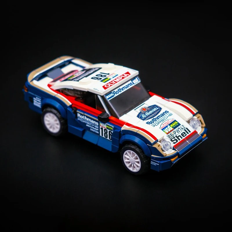 

MOC Building Blocks 959 Dakar Speed Supercar City Car Model Retro Racing Modular Technology Children's Set Toy Festival Gift