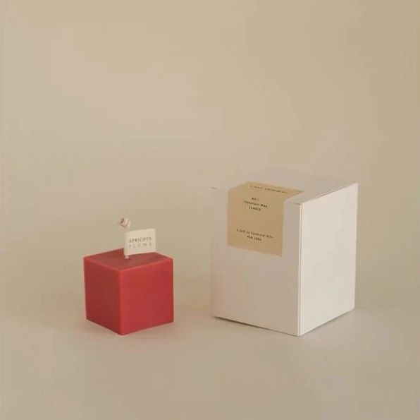 20pcs White Kraft Paper Box Cosmetics Bottle Candle Packaging Party Gift Perfume Essential Oil Handmade Soap Candy Wedding Favor