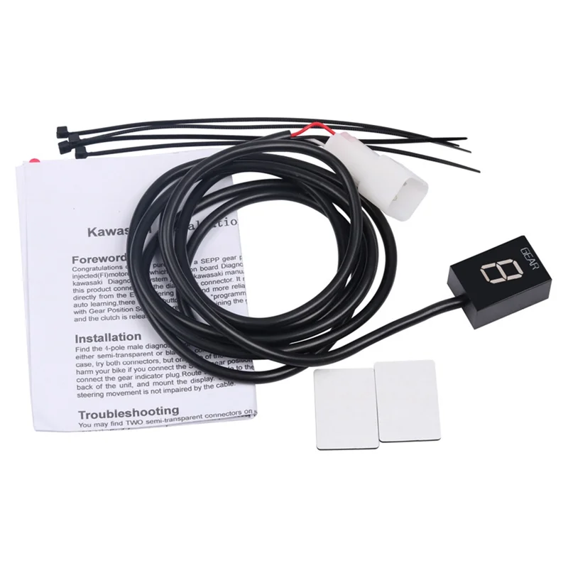 

Motorcycle Gear Indicator Monitor For Kawasaki ZX-6R ZX-10R Z1000 Ninja 250R 400R 650R 2003-2014 Gear Display LCD