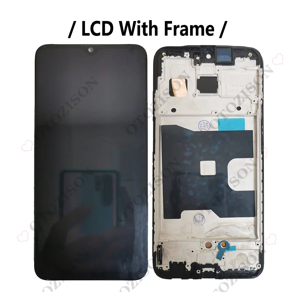 Display For OPPO Reno Z LCD With Frame PCDM10 CPH1979 LCD Screen Touch Panel Sensor Digitizer Assembly Replacement RenoZ Display